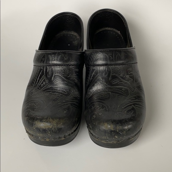 Dansko Pro XP Floral Leather Clogs - Picture 2 of 6